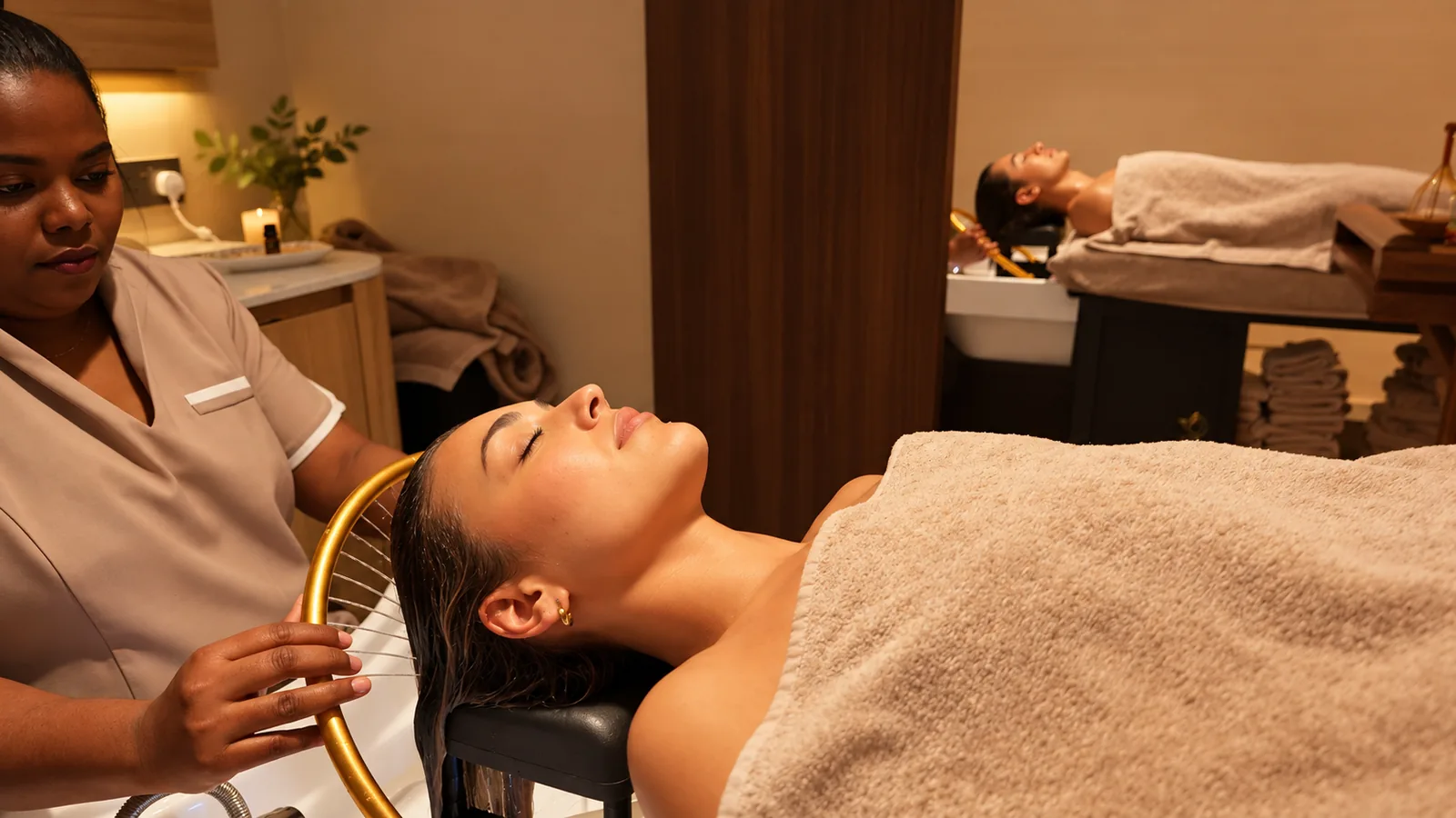 Shared Head Spa experience at Kate's Haven Spa